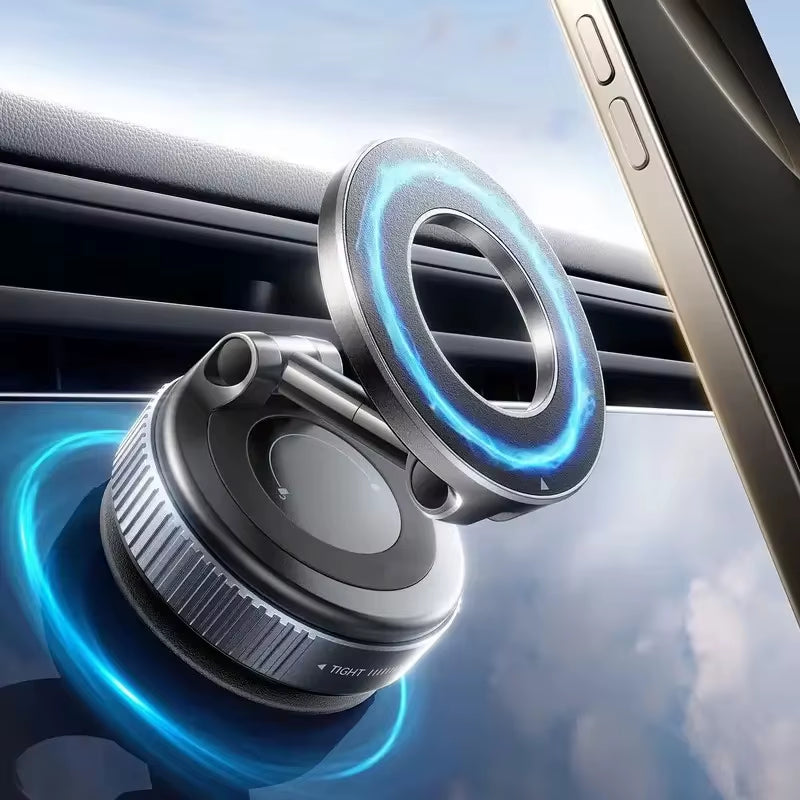 Foldable Magnetic Car Phone Holder – Multi-Angle Adjustable Navigation Mount