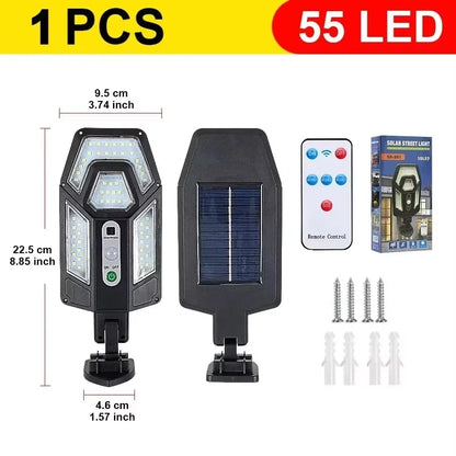 Ultra-Bright Solar Outdoor Street Light – Motion Sensor & IP65 Waterproof