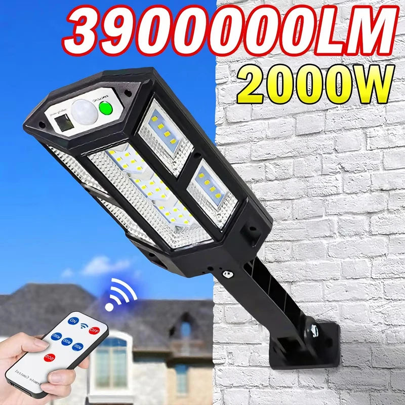 Ultra-Bright Solar Outdoor Street Light – Motion Sensor & IP65 Waterproof