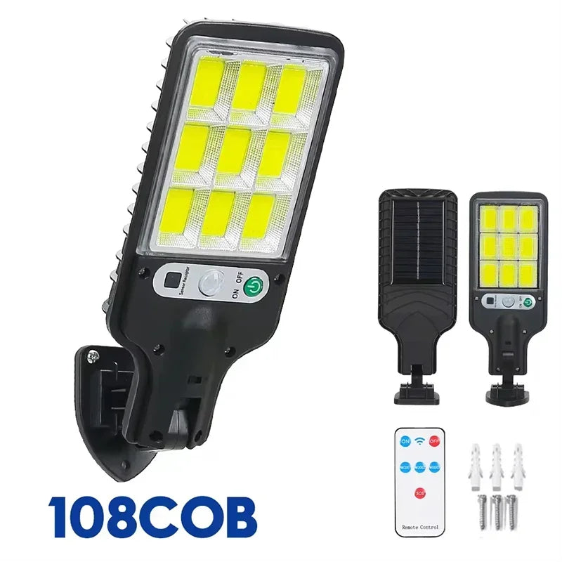 Ultra-Bright Solar Outdoor Street Light – Motion Sensor & IP65 Waterproof