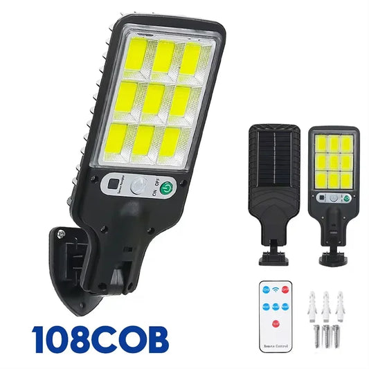 Ultra-Bright Solar Outdoor Street Light – Motion Sensor & IP65 Waterproof