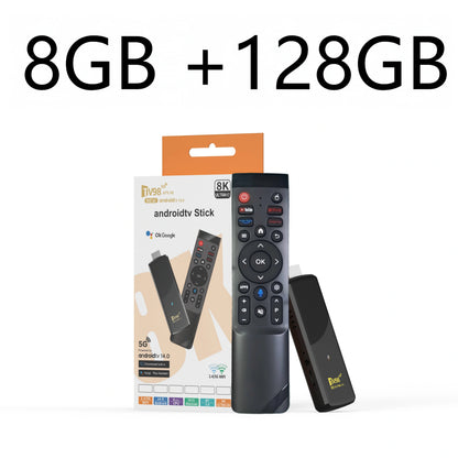 TV98 ATV X9 Smart Media Player – Android 14 with Voice Remote Control