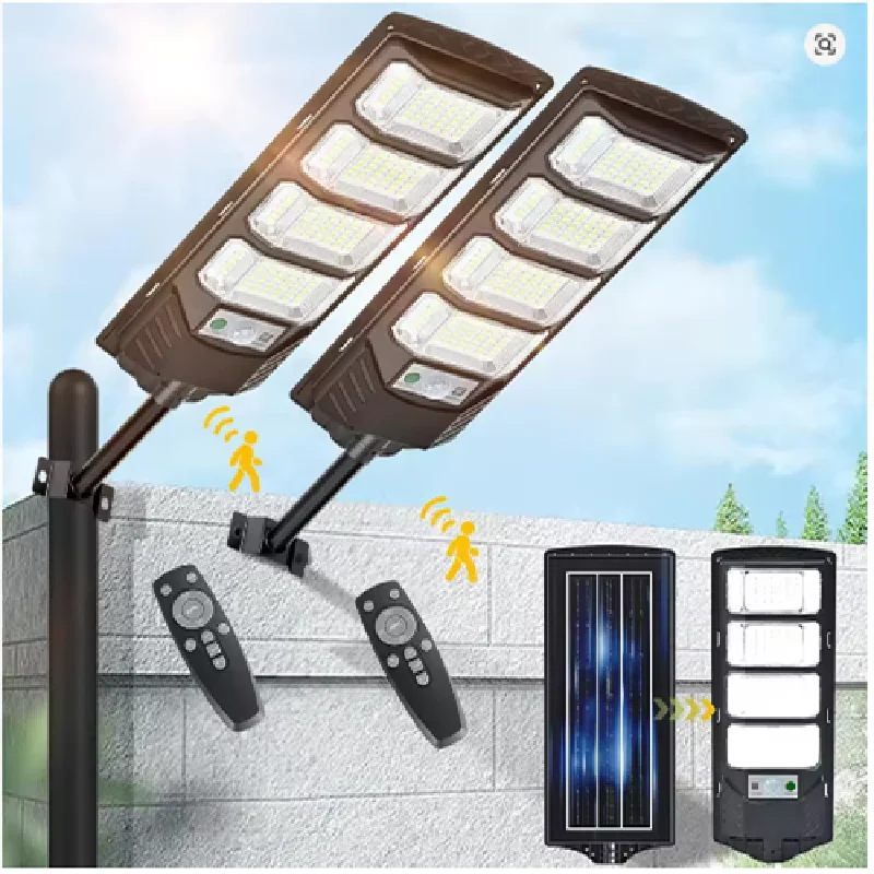 Ultra Bright Solar Motion Sensor Street Light – 192 LED Waterproof Outdoor Security Wall Lamp