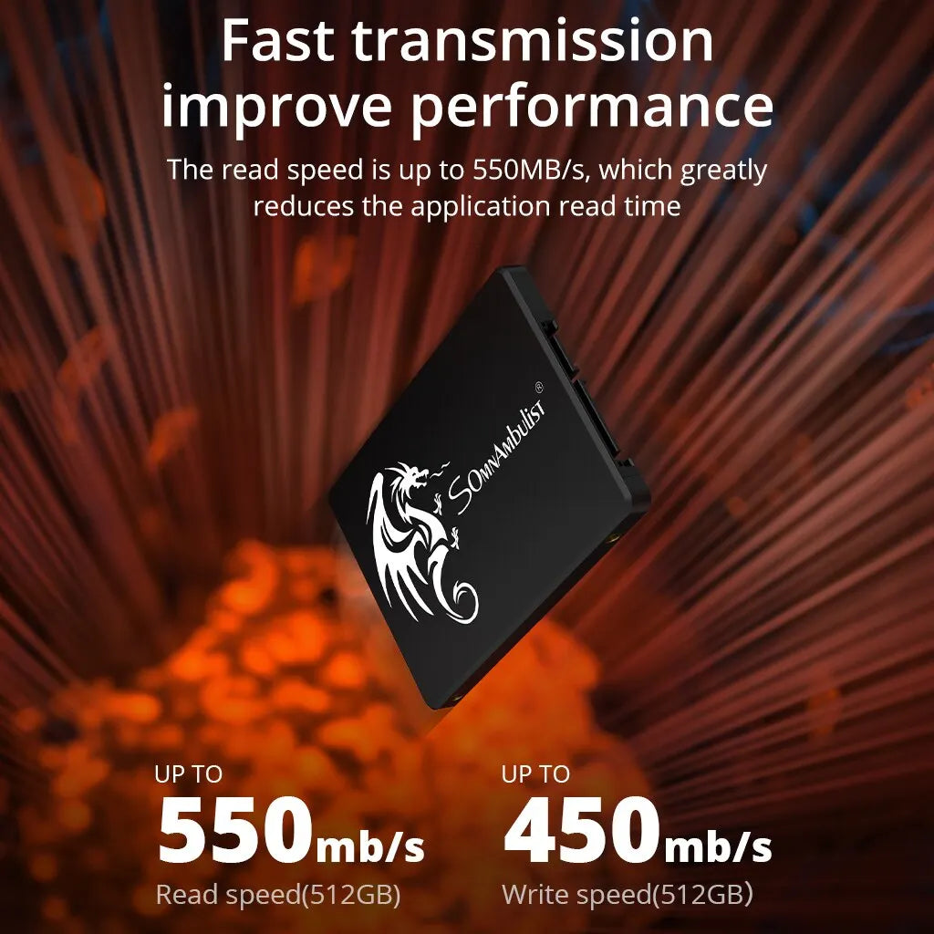 High-Speed 2.5" SATA III Internal SSD for PC & Laptop